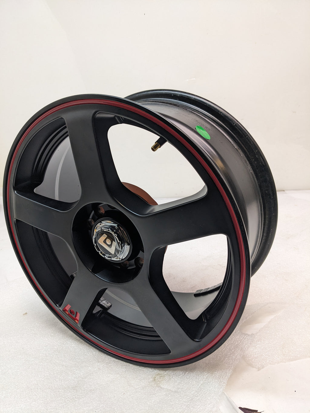 MOTEGI RACING RM116 16X7" 40MM 5X100 5X114MM WHEEL BLACK/ RED MATTE NEW B2