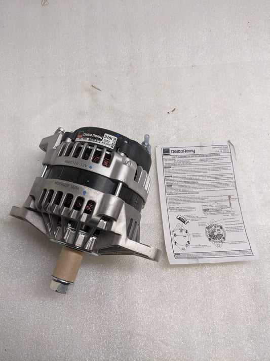 DELCO REMY 8600301 12V 160A HINGE MOUNT BRUSH ALTERNATOR NEW R8