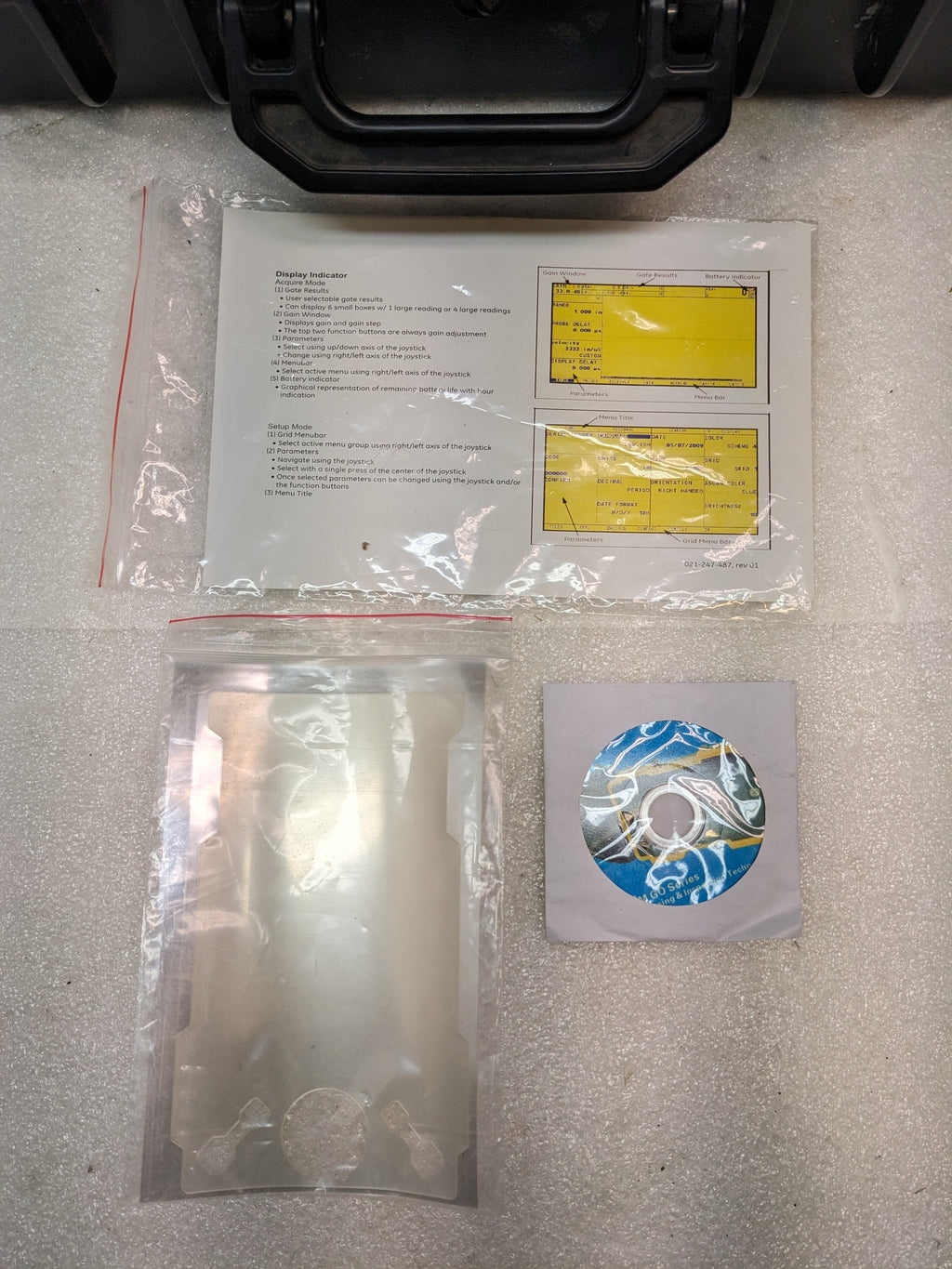 GE SENSING & INSPECTION USM GO ULTRASONIC FLAW DETECTOR NEW SR