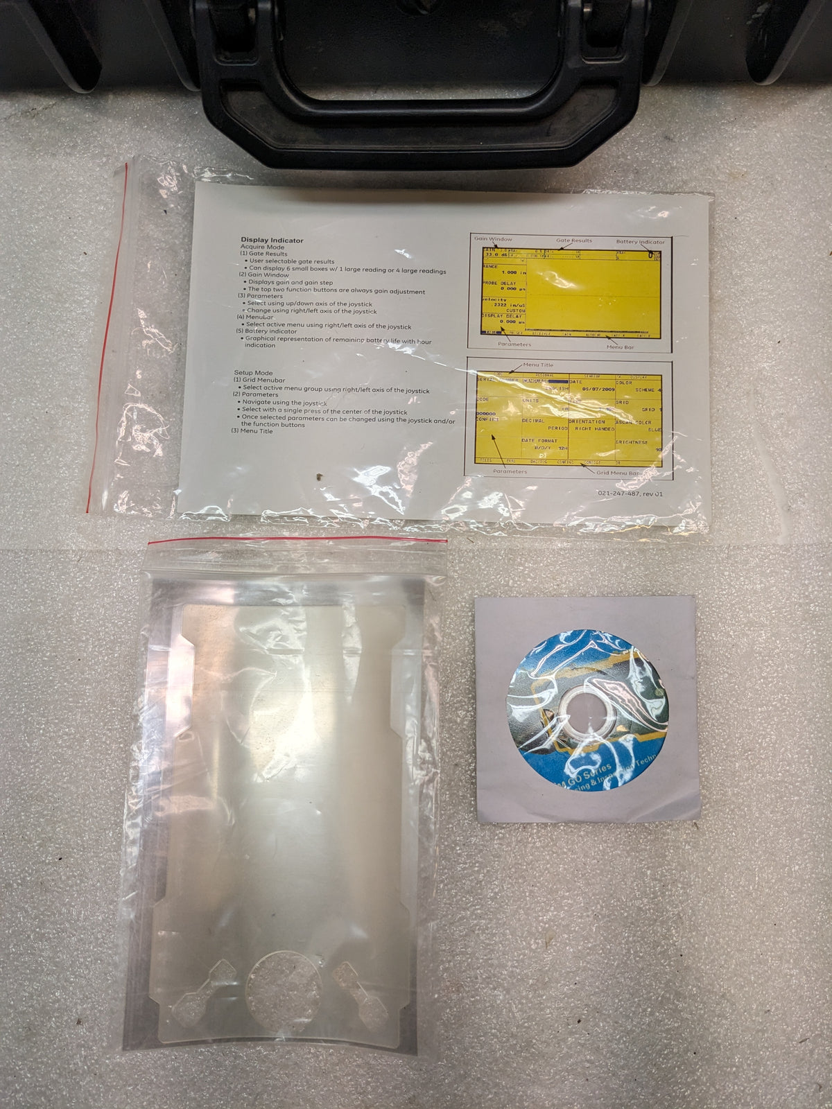 GE SENSING & INSPECTION USM GO ULTRASONIC FLAW DETECTOR NEW SR