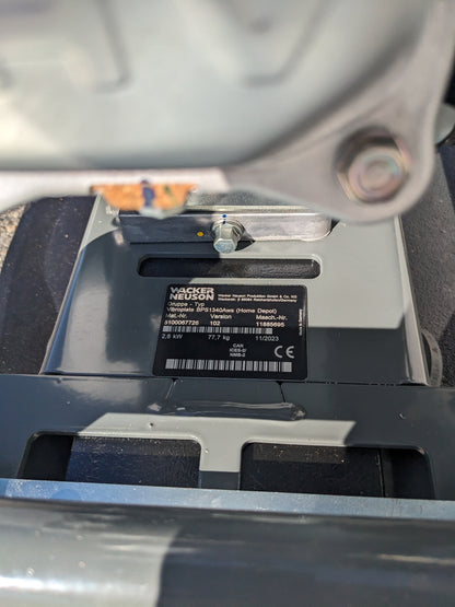 WACKER NEUSON BPS1340AW VIBRATION SOIL PLATE HONDA GX120 ENGINE #2 USED B2