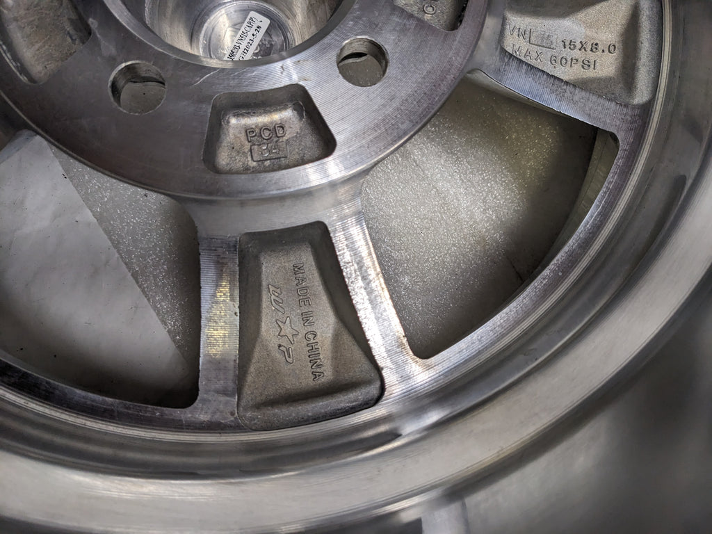 AMERICAN RACING VN6155863 VN615 15X8 5X120.65 00MM OFFSET CHROME WHEEL NEW B2