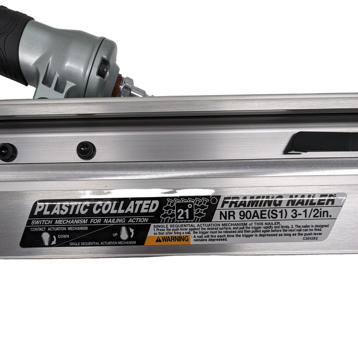 METABO HPT PNEUMATIC FRAMING NAILER 3-1/2" 21 DEG NR90AES1