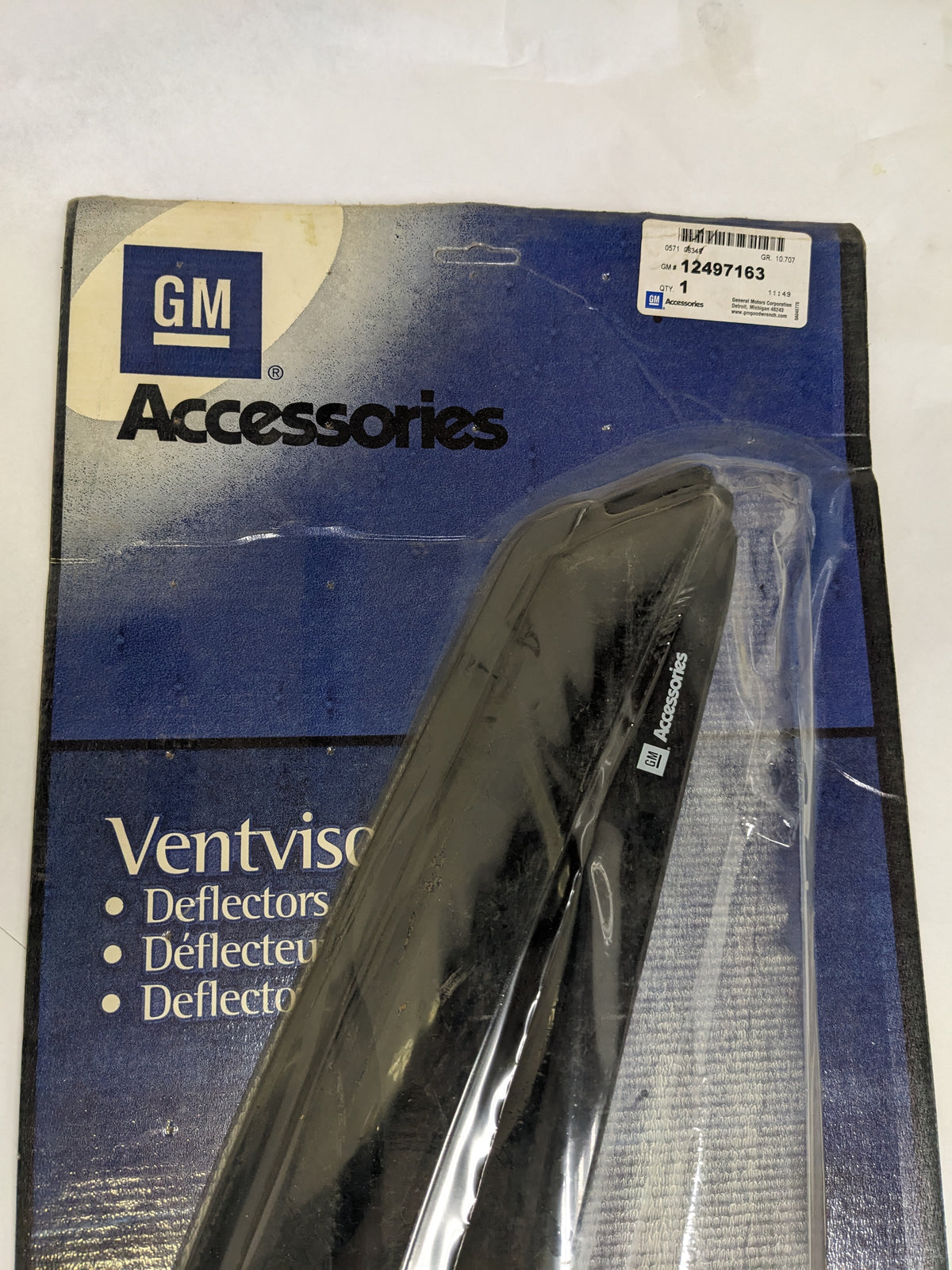 GM ACCESSORIES 12497163 SIDE WINDOW WEATHER DEFLECTOR FOR 2000-2006 GMC/CHEVROLET NEW SR