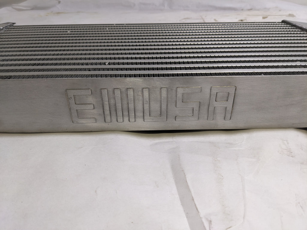 EMUSA ‎IC0010-25YCZ-036A-1 2.5" INLET/OUTLET ONE SIDE FRONT MOUNT INTERCOOLER OVERSIZE 25"X11"X3" CORESIZE 18"X11"X2.5" NEW SR