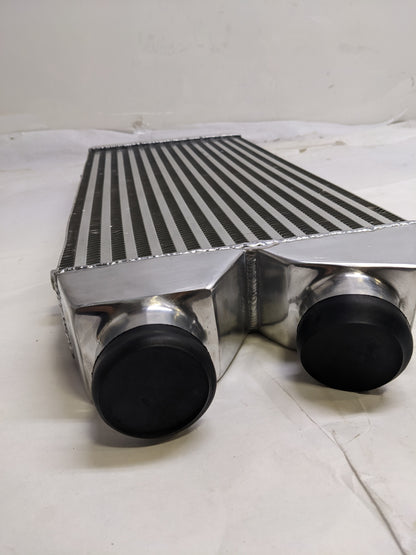 EMUSA ‎IC0010-25YCZ-036A-1 2.5" INLET/OUTLET ONE SIDE FRONT MOUNT INTERCOOLER OVERSIZE 25"X11"X3" CORESIZE 18"X11"X2.5" NEW SR