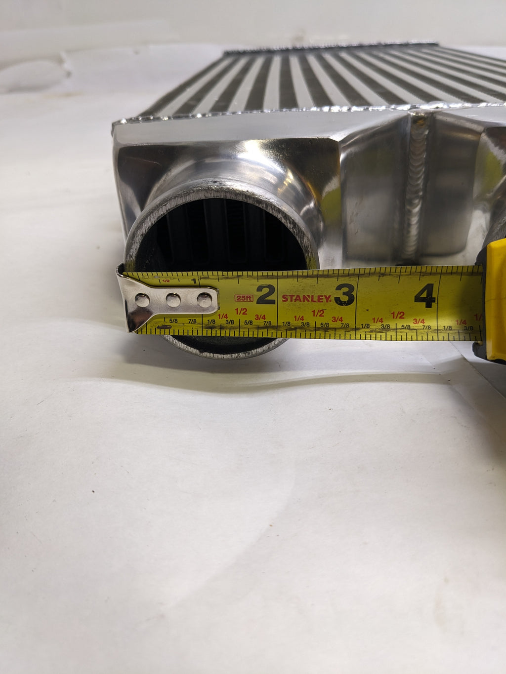 EMUSA ‎IC0010-25YCZ-036A-1 2.5" INLET/OUTLET ONE SIDE FRONT MOUNT INTERCOOLER OVERSIZE 25"X11"X3" CORESIZE 18"X11"X2.5" NEW SR