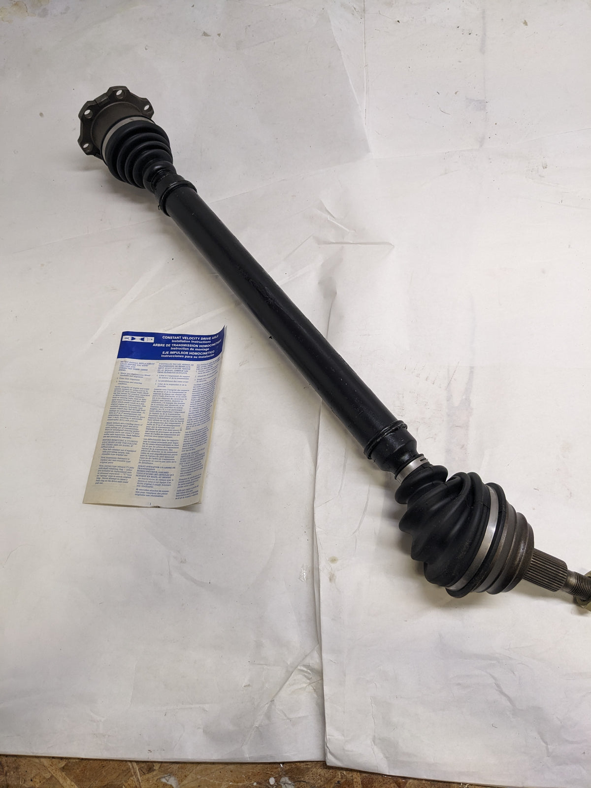 A1 CARDONE 60-7253 FRONT PASSENGER SIDE SERIES AXLE ASSEMBLY FOR 1998-2008 VOLKSWAGEN BEETLE REMAN SR