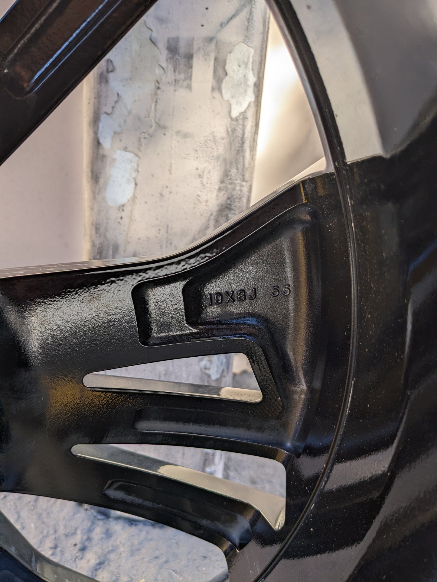 NISSAN ALTIMA 2023 19X8 5X114.3 OFFSET 55 BLACK OEM WHEEL RIM 9HF9D B2 #3