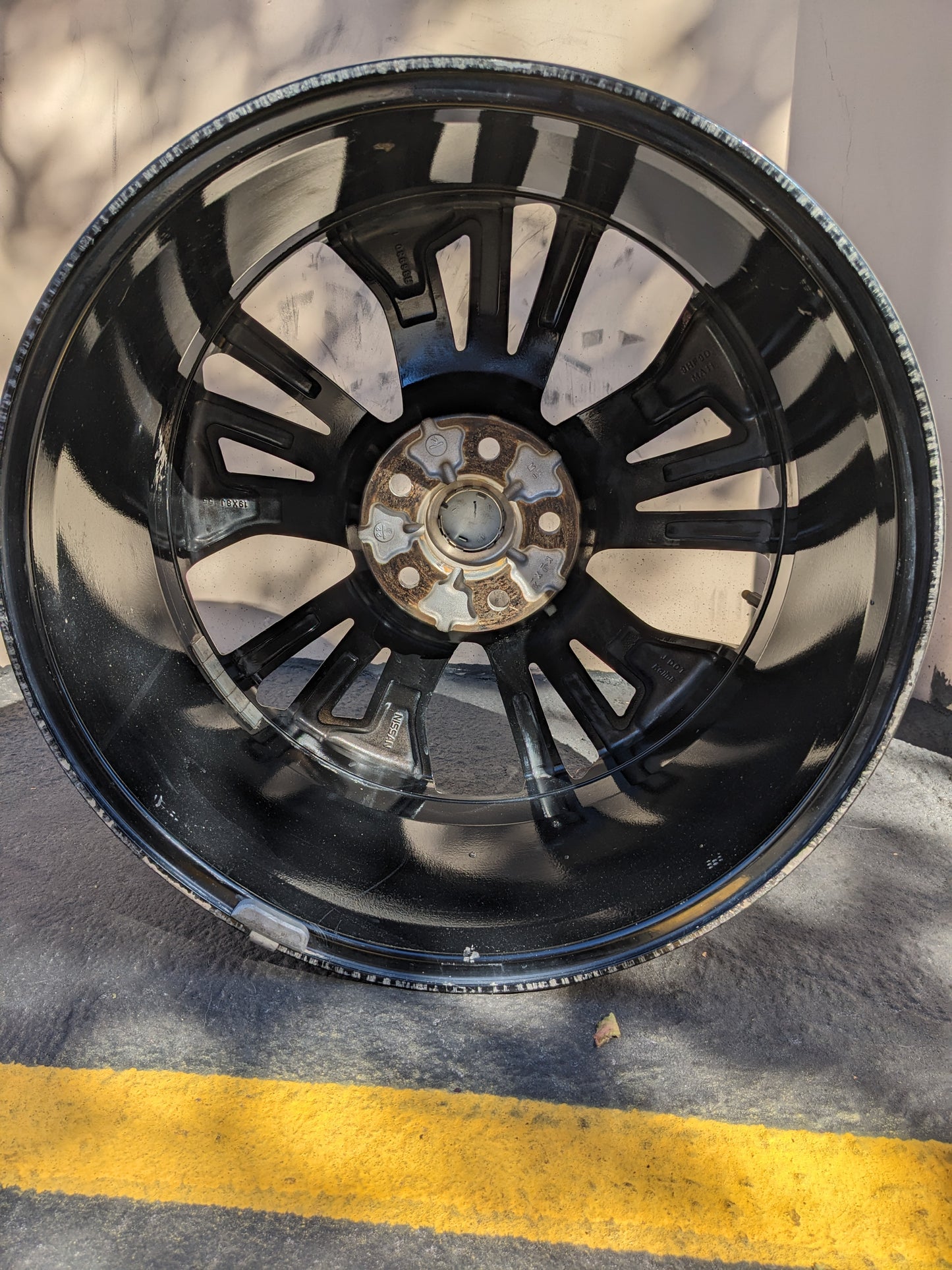 NISSAN ALTIMA 2023 19X8 5X114.3 OFFSET 55 BLACK OEM WHEEL RIM 9HF9D B2 #3