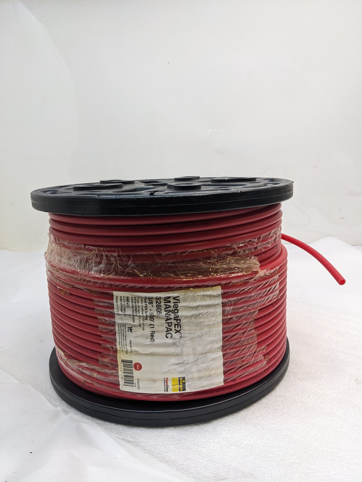 VIEGA 32805 PUREFLOW MANAPAC RED PEX TUBING 3/8"-500' NEW B2
