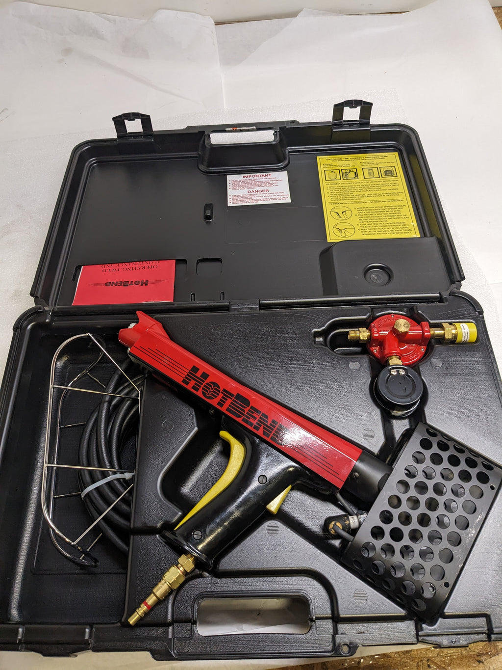 HOTBEND MODEL HBQ2  PROPANE HEAT GUN FOR 1/2"-8" NEW SR