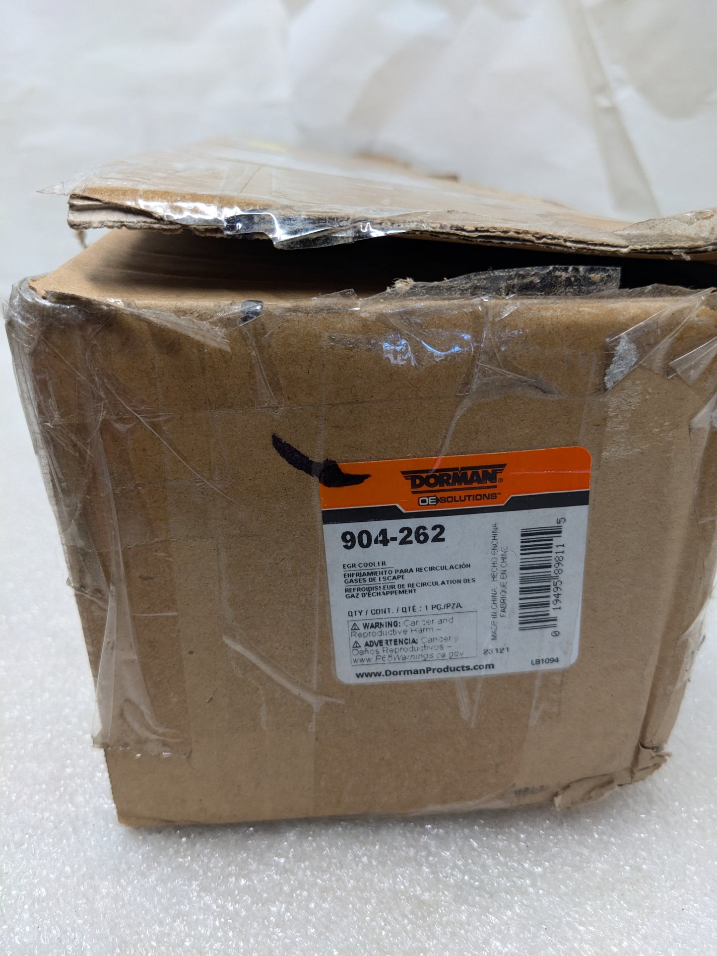 DORMAN 904-262 EXHAUST GAS RECIRCULATION COOLER KIT R18