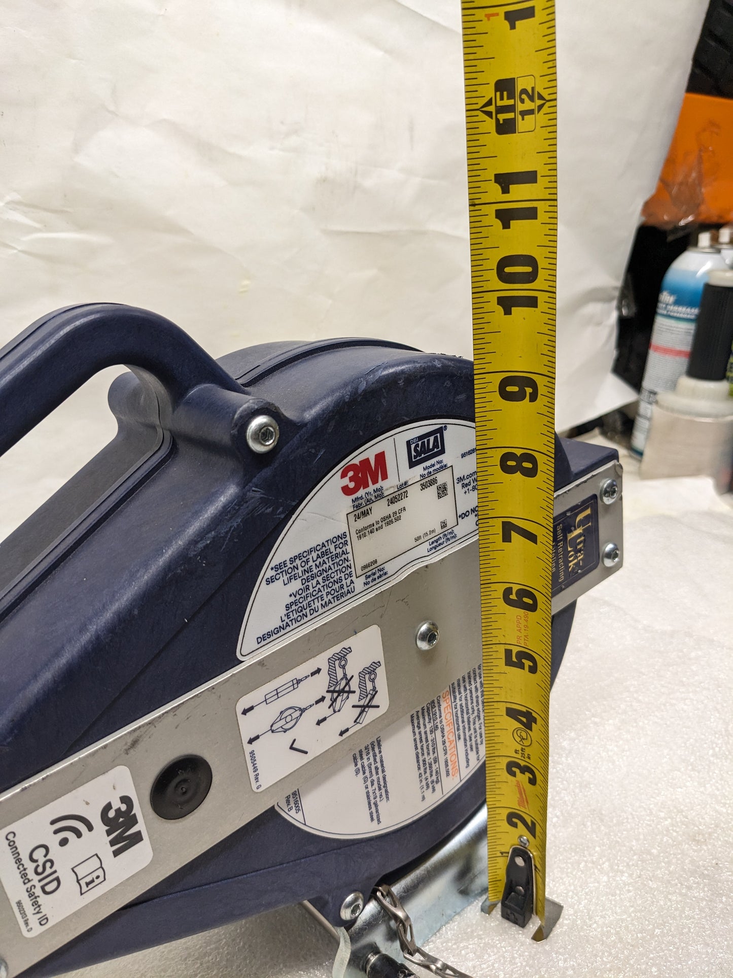 3M 3503872 SMART LOCK SELF-RETRACTING  LIFELINE 20 FT H2