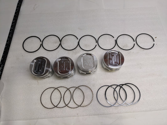 ROSS RACING PISTONS 73747 SET OF 4 PISTONS FOR PORSCHE NEW SR