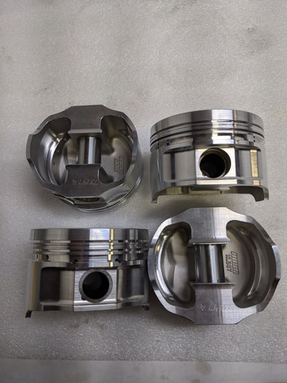 ROSS RACING PISTONS 73747 SET OF 4 PISTONS FOR PORSCHE NEW SR