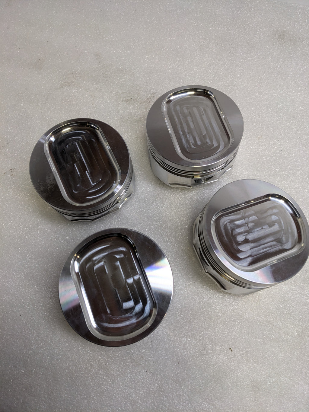 ROSS RACING PISTONS 73747 SET OF 4 PISTONS FOR PORSCHE NEW SR