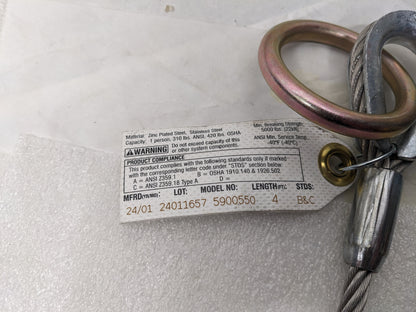 3M 3400168 RETRACTING LIFELINE 85 FT 3 WAY EMERGENCY RETRIEVAL SYSTEM NEW J2