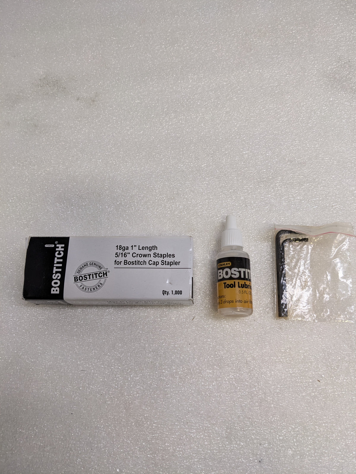 STANLEY BOSTITCH SL1838BC 18-GAUGE CAP STAPLER KIT 3/4" TO 1 1/2" NEW SR