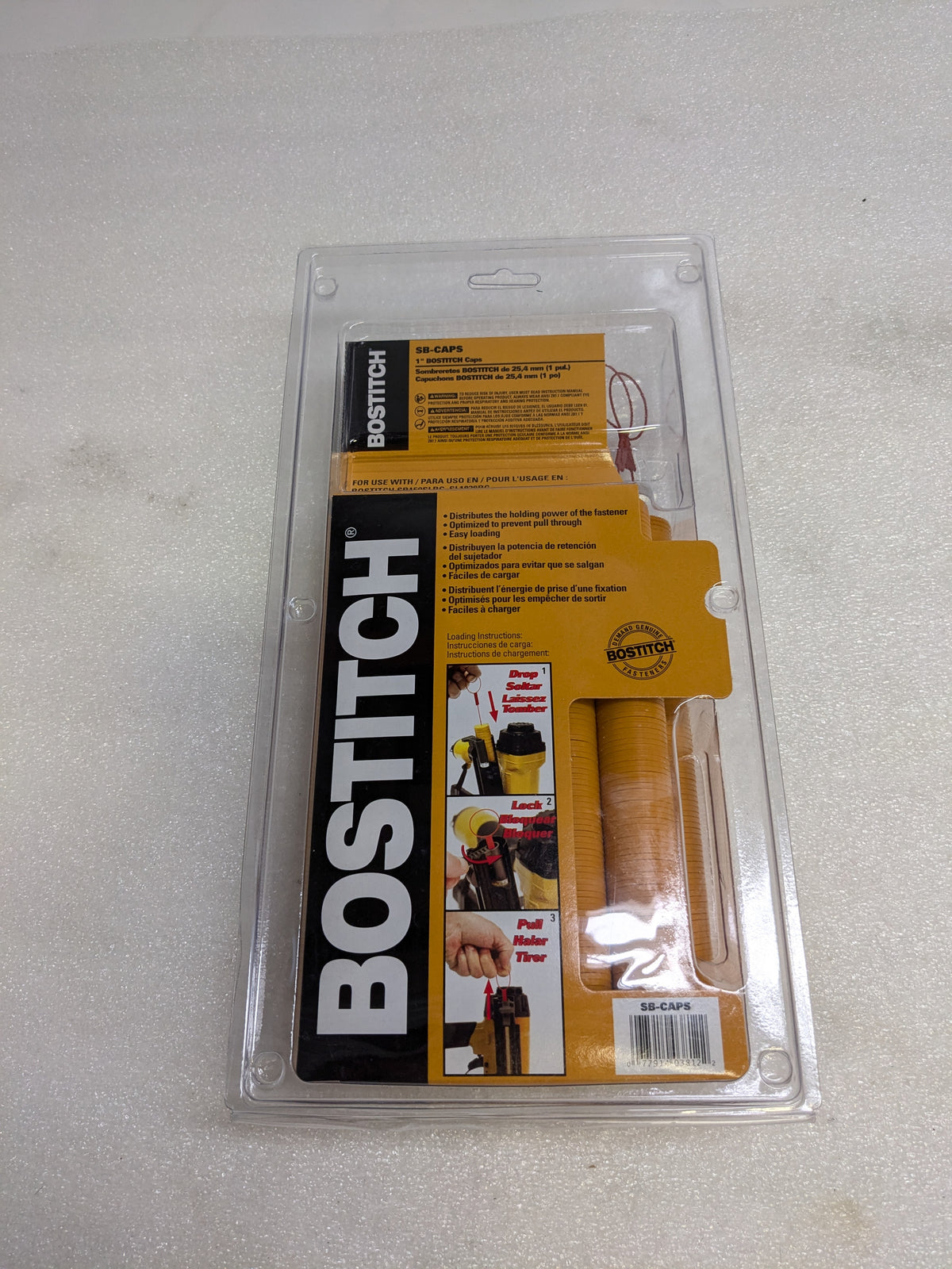 STANLEY BOSTITCH SL1838BC 18-GAUGE CAP STAPLER KIT 3/4" TO 1 1/2" NEW SR