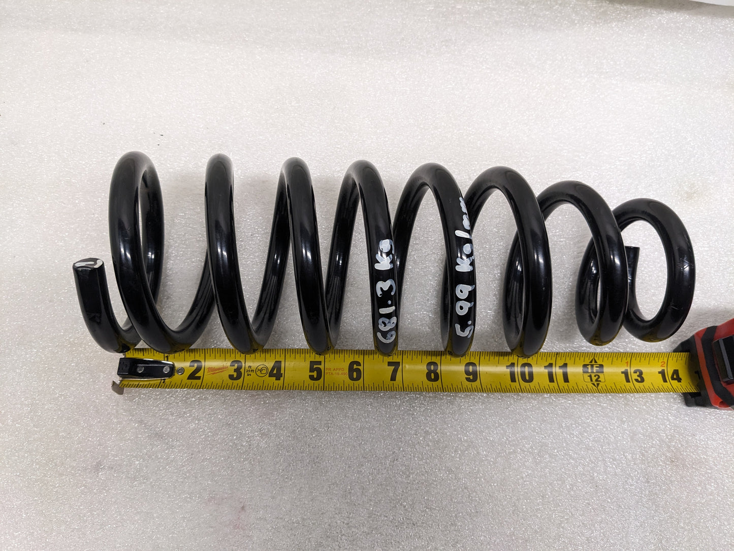 UNBRANDED COIL SPRING 13.5"X4.75" BLACK NEW R6TD