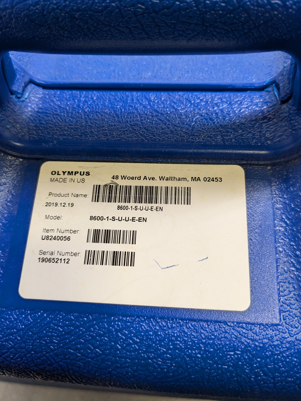 OLYMPUS U8240056 MAGNA-MIKE 8600 THICKNESS AND FLAW INSPECTION SOLUTIONS USED SR