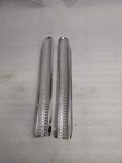CHEVROLET IMPALA 1960 TAIL LIGHT PANEL TRIM MOLDINGS/ HOOD GRILLE SCREEN/FRONT SEAT TRIMS/BENCH SEAT MOLDING NEW SR