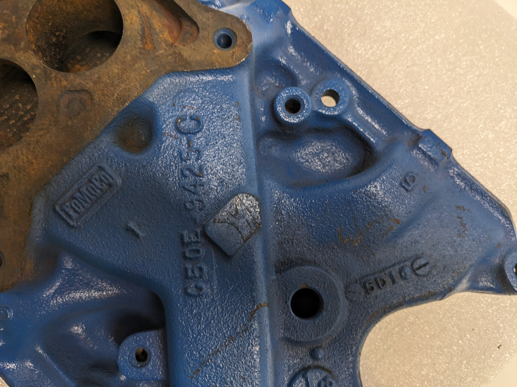 FORD C50E9425C INTAKE MANIFOLD 4 BARREL FOR 1965 FORD MUSTANG USED R10