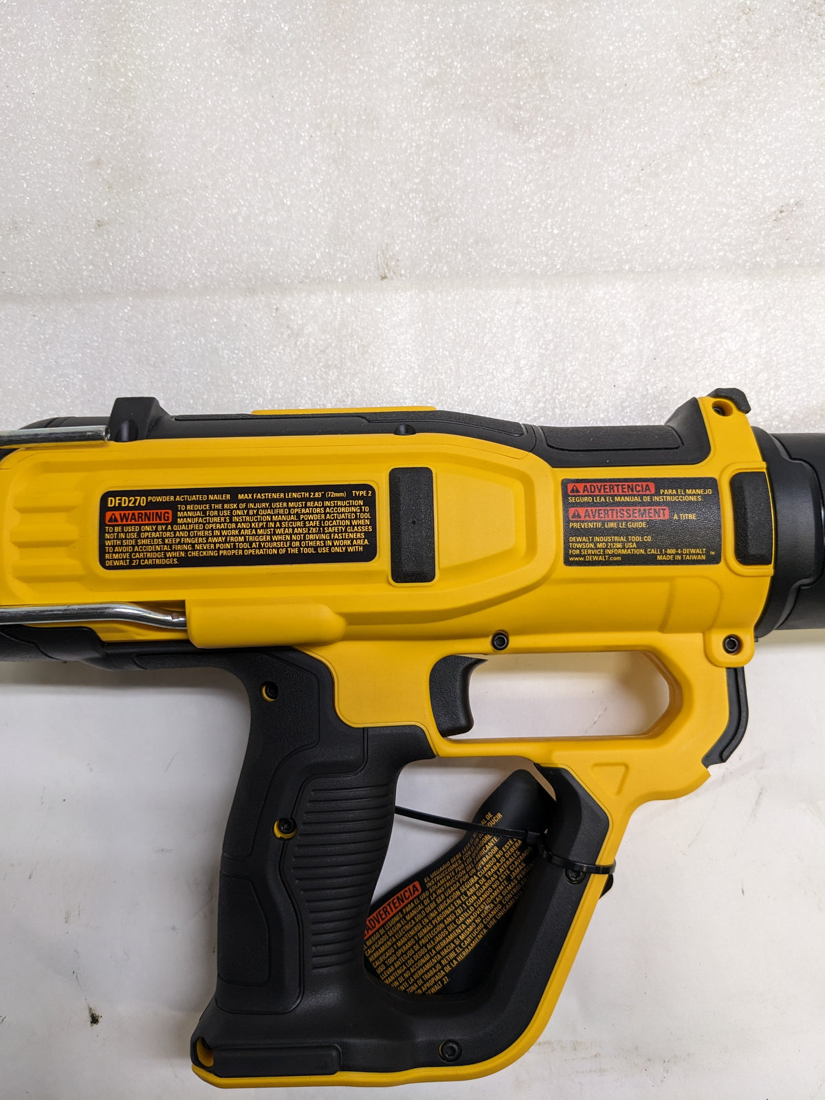 DEWALT DFD270MK FULLY AUTOMATIC .27 CALIBER POWDER-ACTUADED TOOL NEW SR TODO