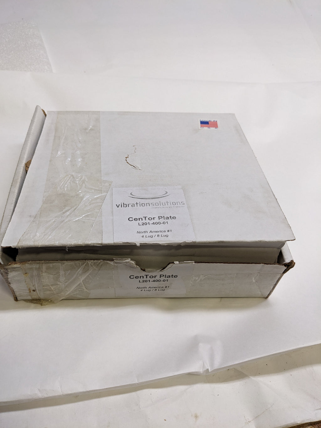 VIBRATION SOLUTIONS L201-400-01 CENTOR PLATE 4 LUG/8 LUG NEW SR