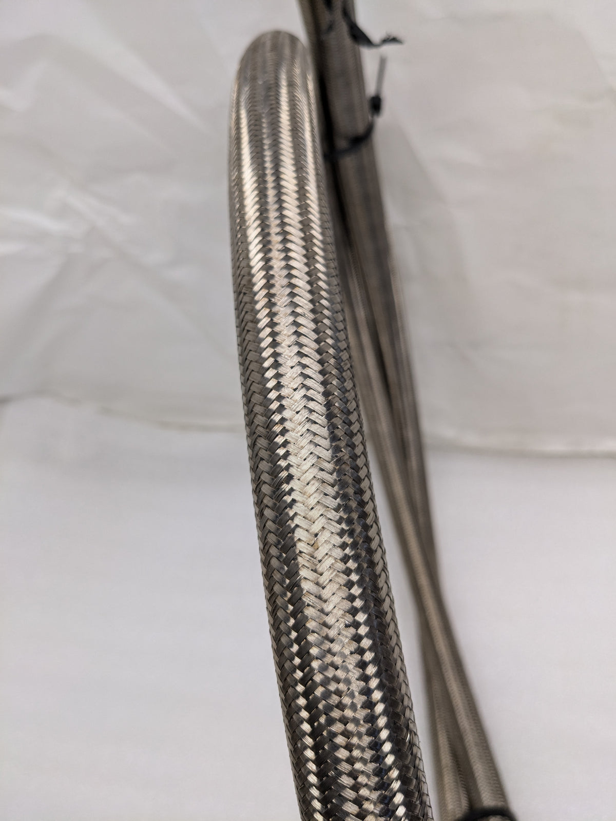 STAINLESS STEEL BRAIDED 9' HOSE 13X16" ID 1-1/8" OD RUBBER LINED NEW R8