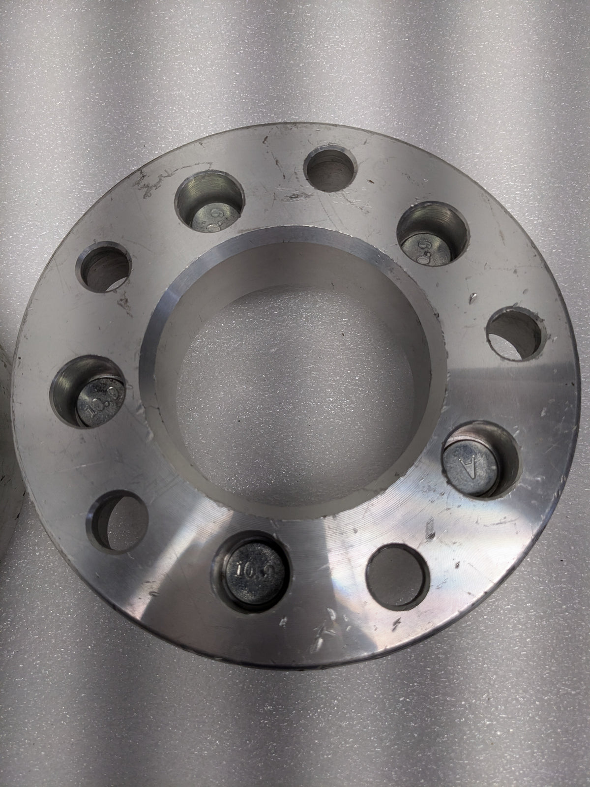 UNBRANDED PAIR OF 1.5"X7" WHEEL SPACERS (5X5.5" TO 5X5") 87MM HUB 1/2-20 NEW R5