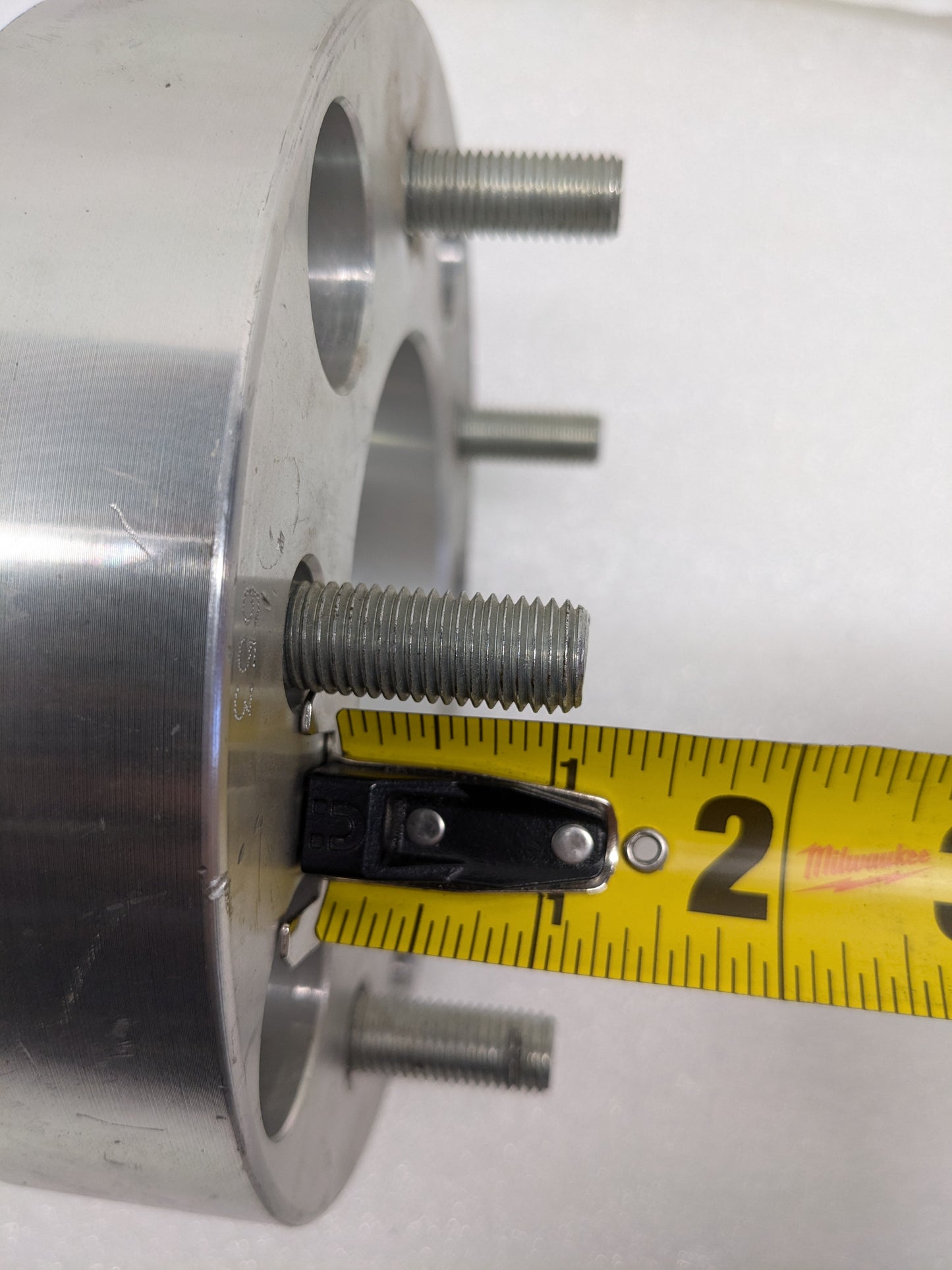 UNBRANDED PAIR OF 1.5"X7" WHEEL SPACERS (5X5.5" TO 5X5") 87MM HUB 1/2-20 NEW R5