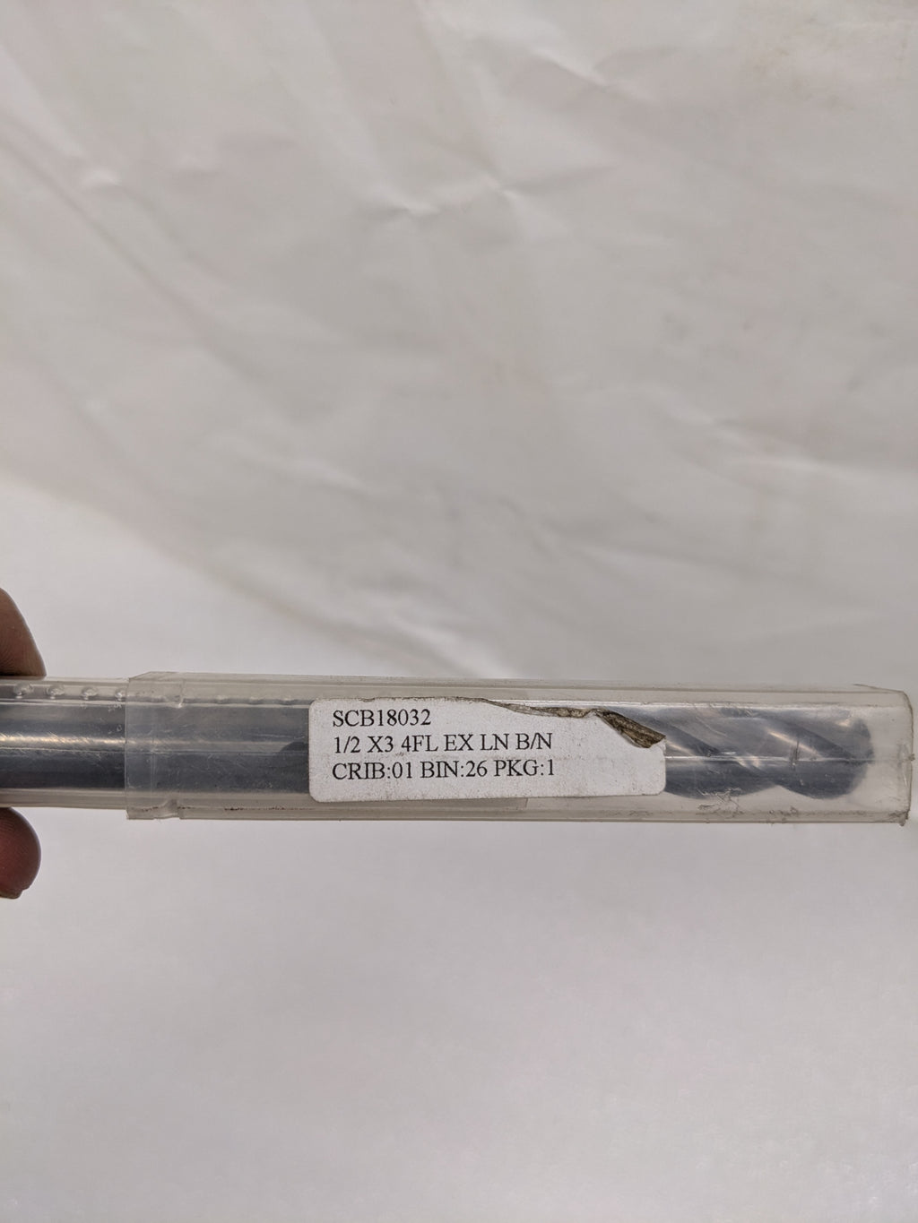 UNBRANDED 1/2"X6" DRILL BIT 3" FLUTED LENGTH 4FL BALLNOSE TIP RH 1/2" SHANK NEW R22T5