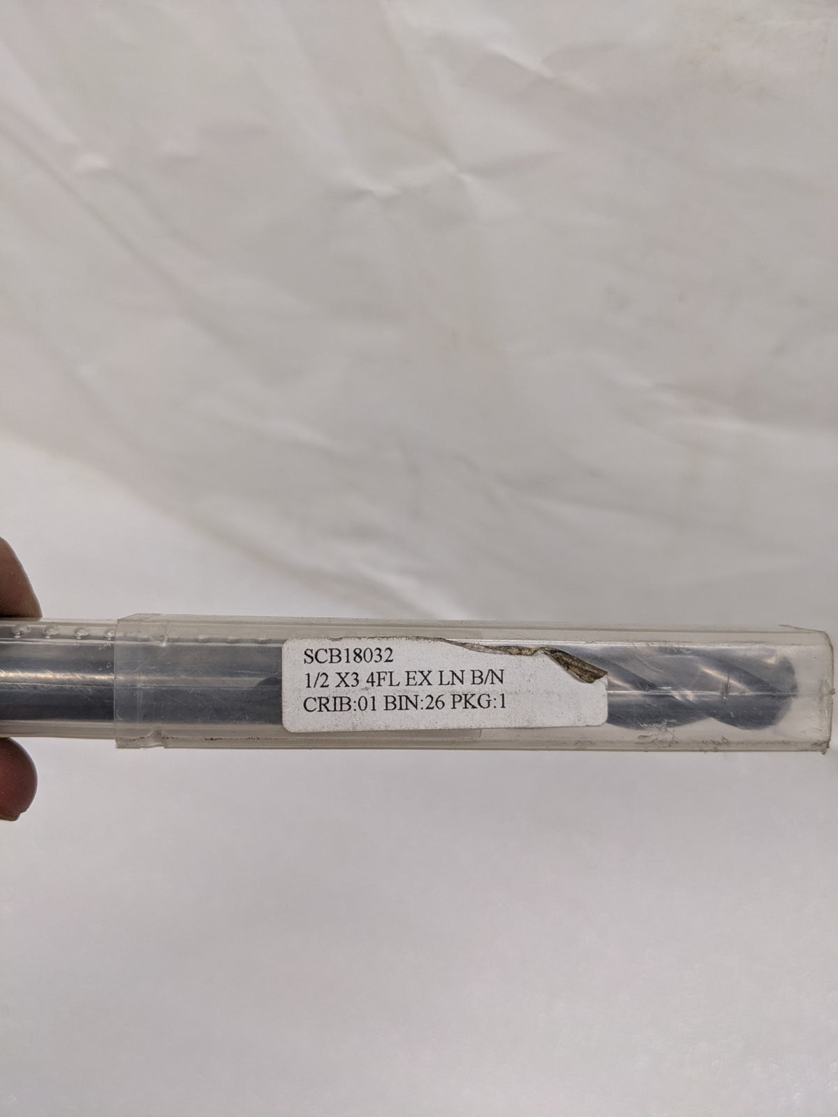 UNBRANDED 1/2"X6" DRILL BIT 3" FLUTED LENGTH 4FL BALLNOSE TIP RH 1/2" SHANK NEW R22T5