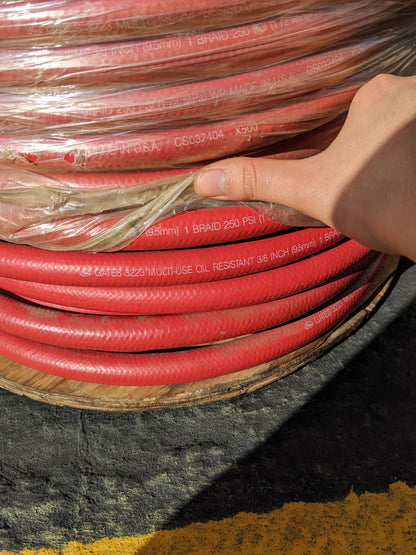 GATES 3223 3/8" (45MM) 250PSI 300' MULTIUSE OIL RESISTANT HOSE NEW B2