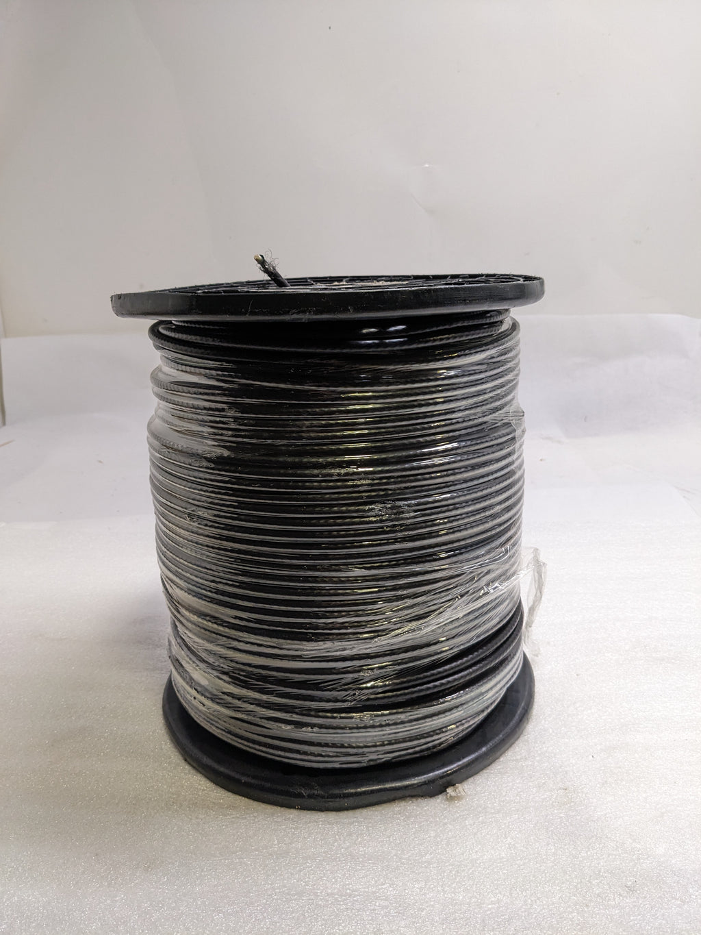 UNBRANDED COAX CABLE 1000FT BLACK SPOOL NEW B2