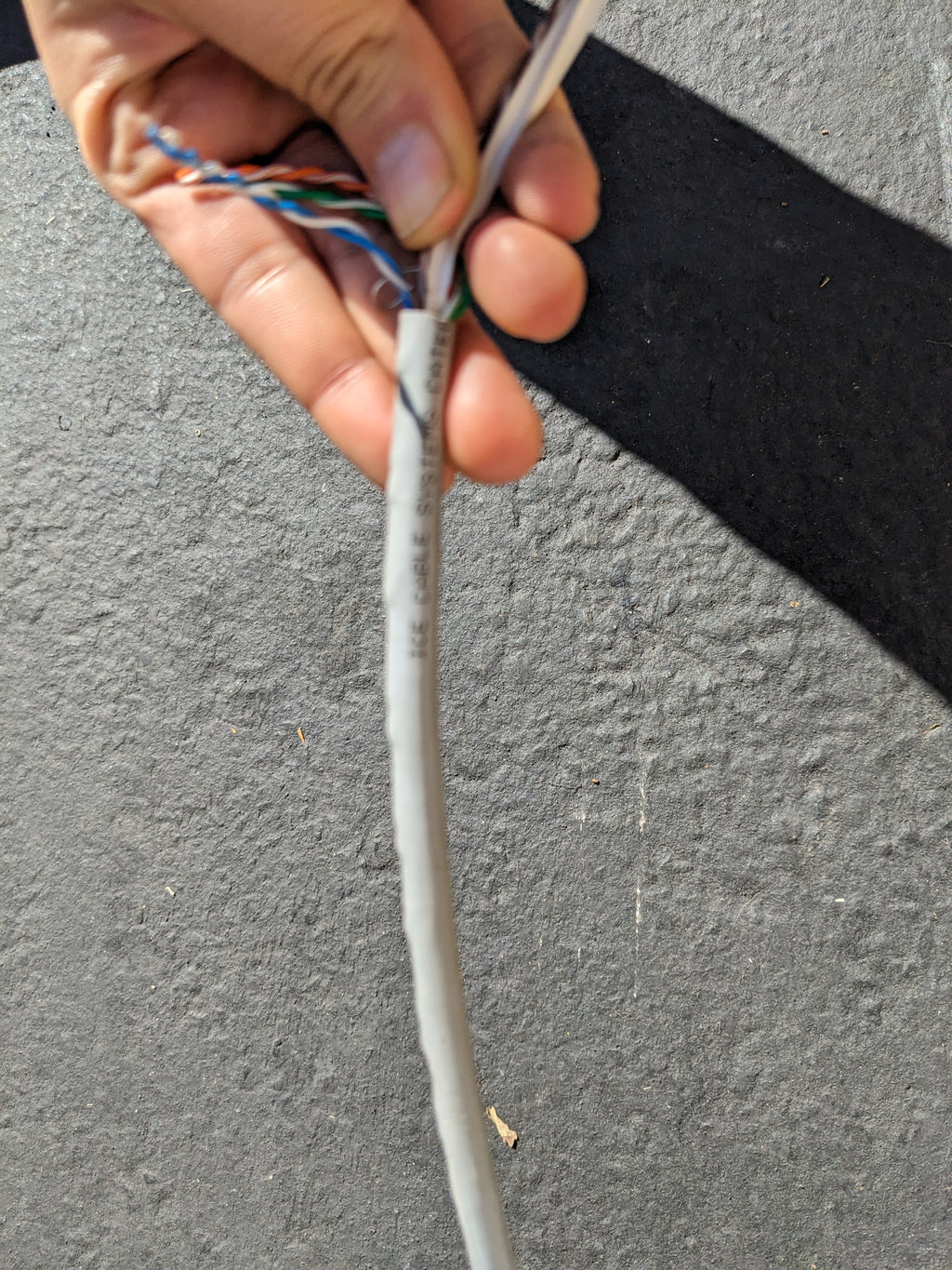 ICE CABLE CAT6 1000FT 550MHZ ETHERNET DATA CABLE NEW B2