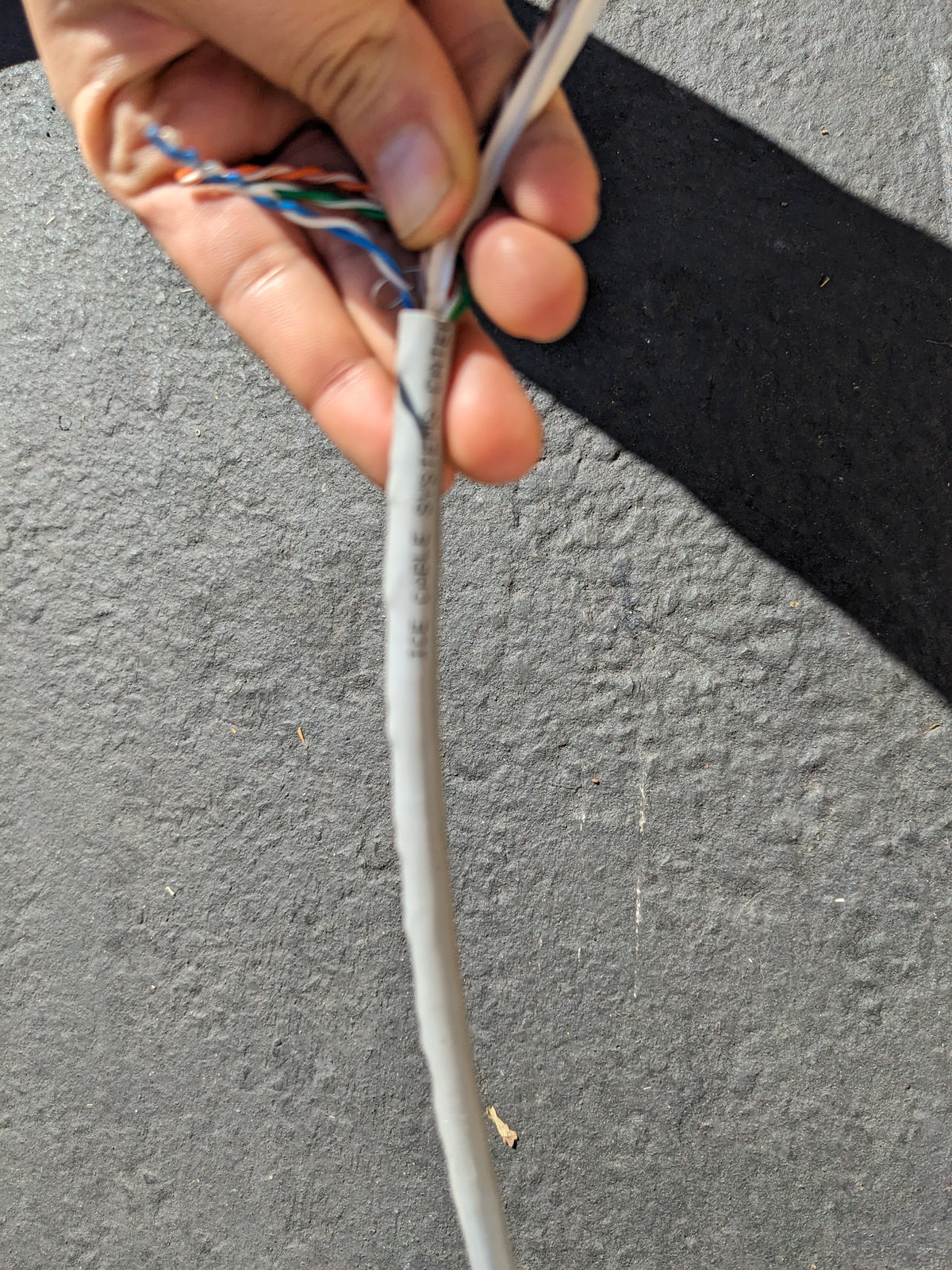 ICE CABLE CAT6 1000FT 550MHZ ETHERNET DATA CABLE NEW B2