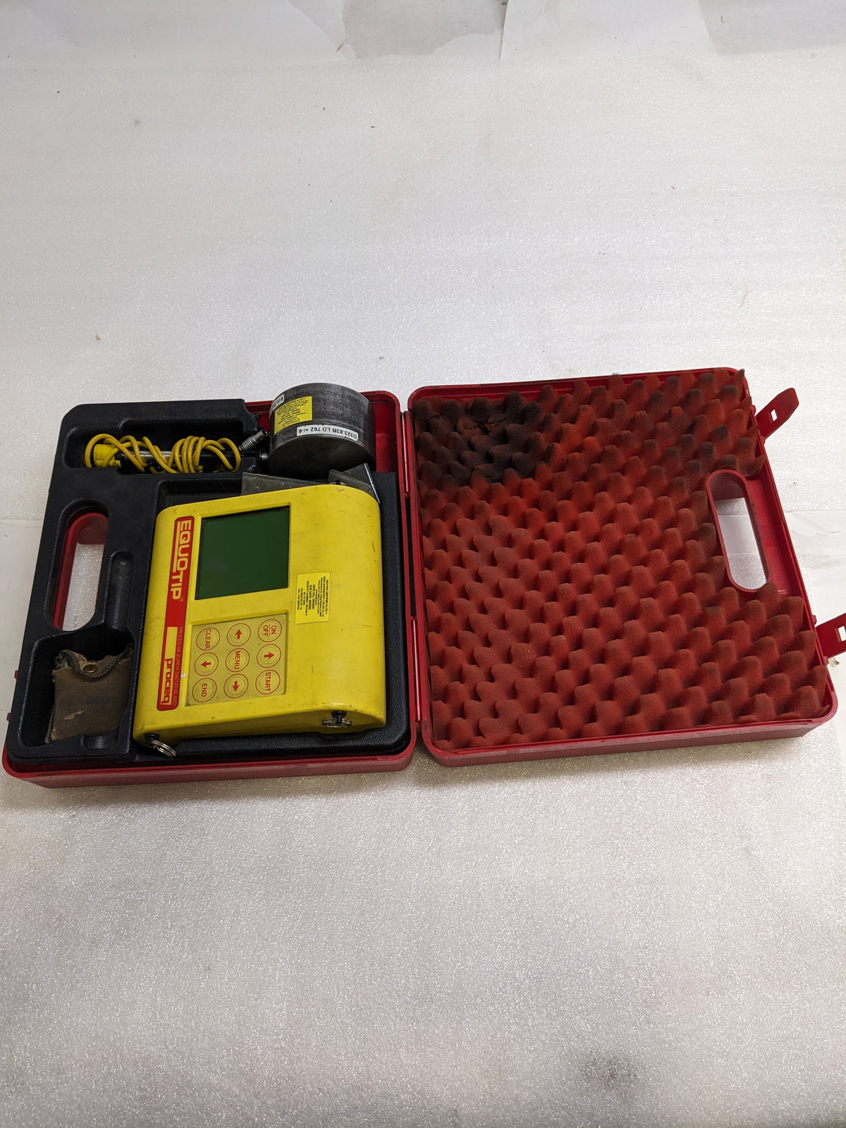 PROCEQ EQUOTIP HARDNESS TESTER KIT USED SR