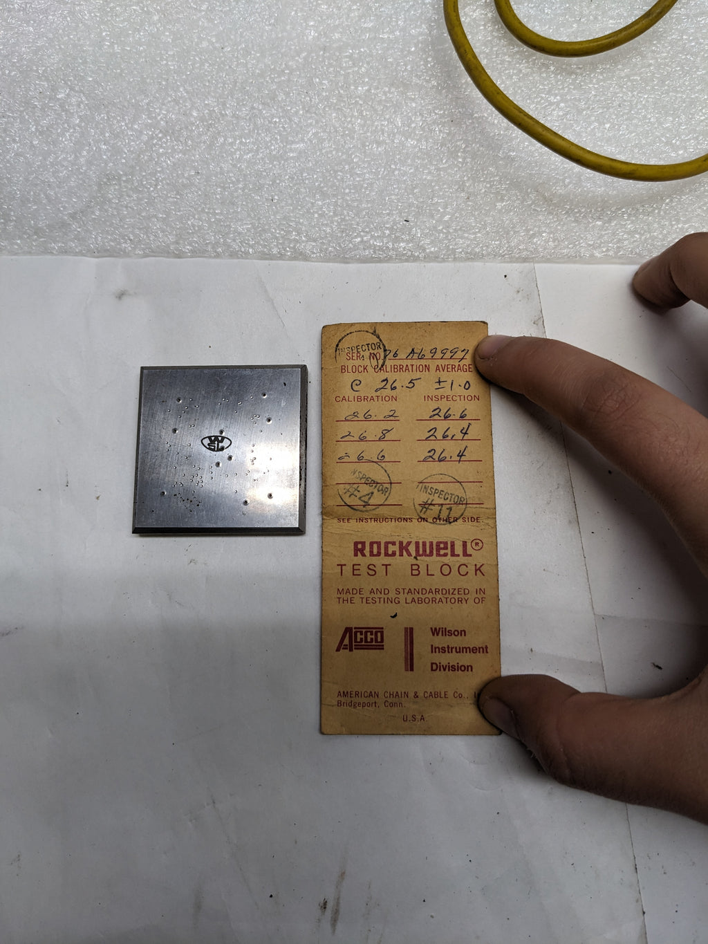 PROCEQ EQUOTIP HARDNESS TESTER KIT USED SR