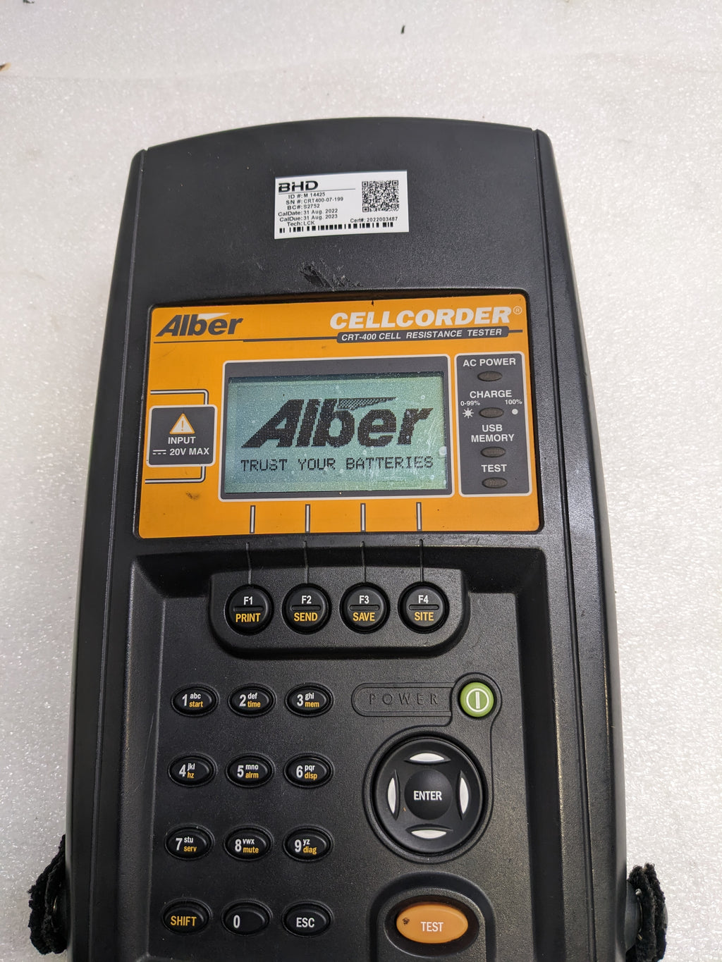 ALBERT CELLCORDER CRT-400 CELL RESISTANCE TESTER USED SR