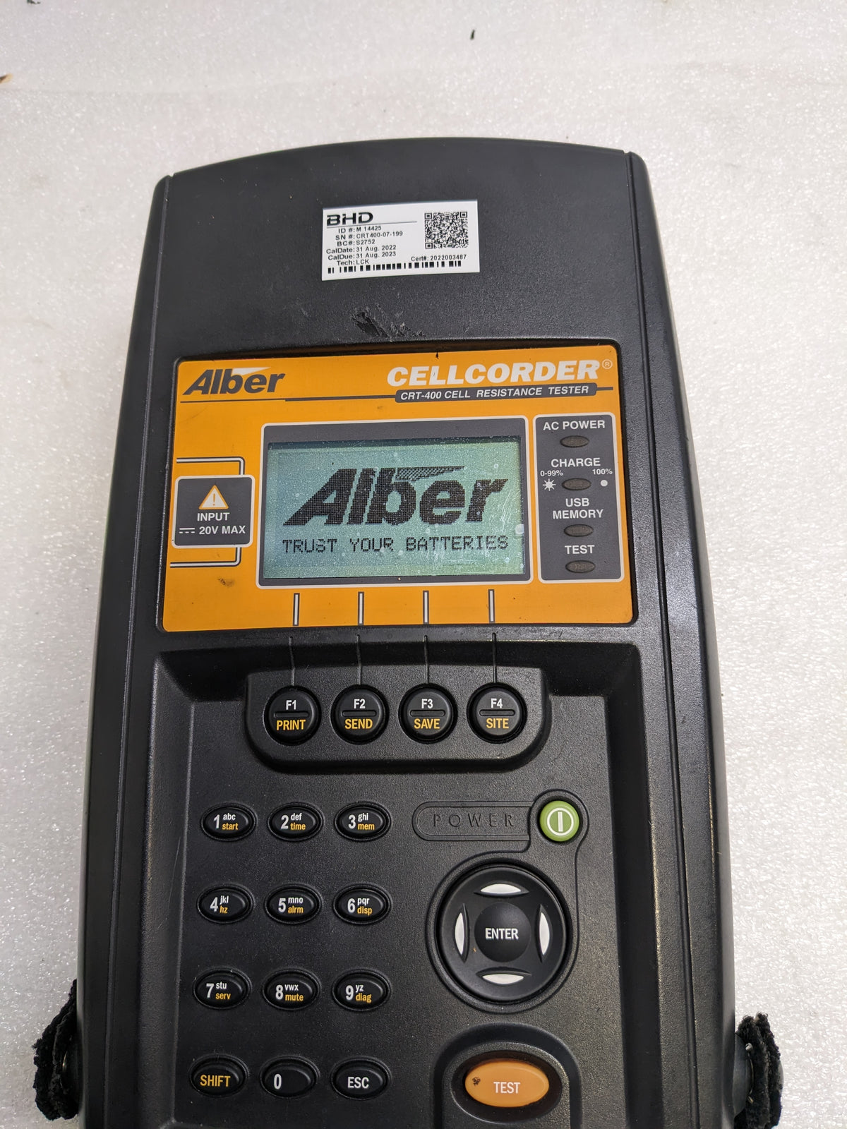 ALBERT CELLCORDER CRT-400 CELL RESISTANCE TESTER USED SR