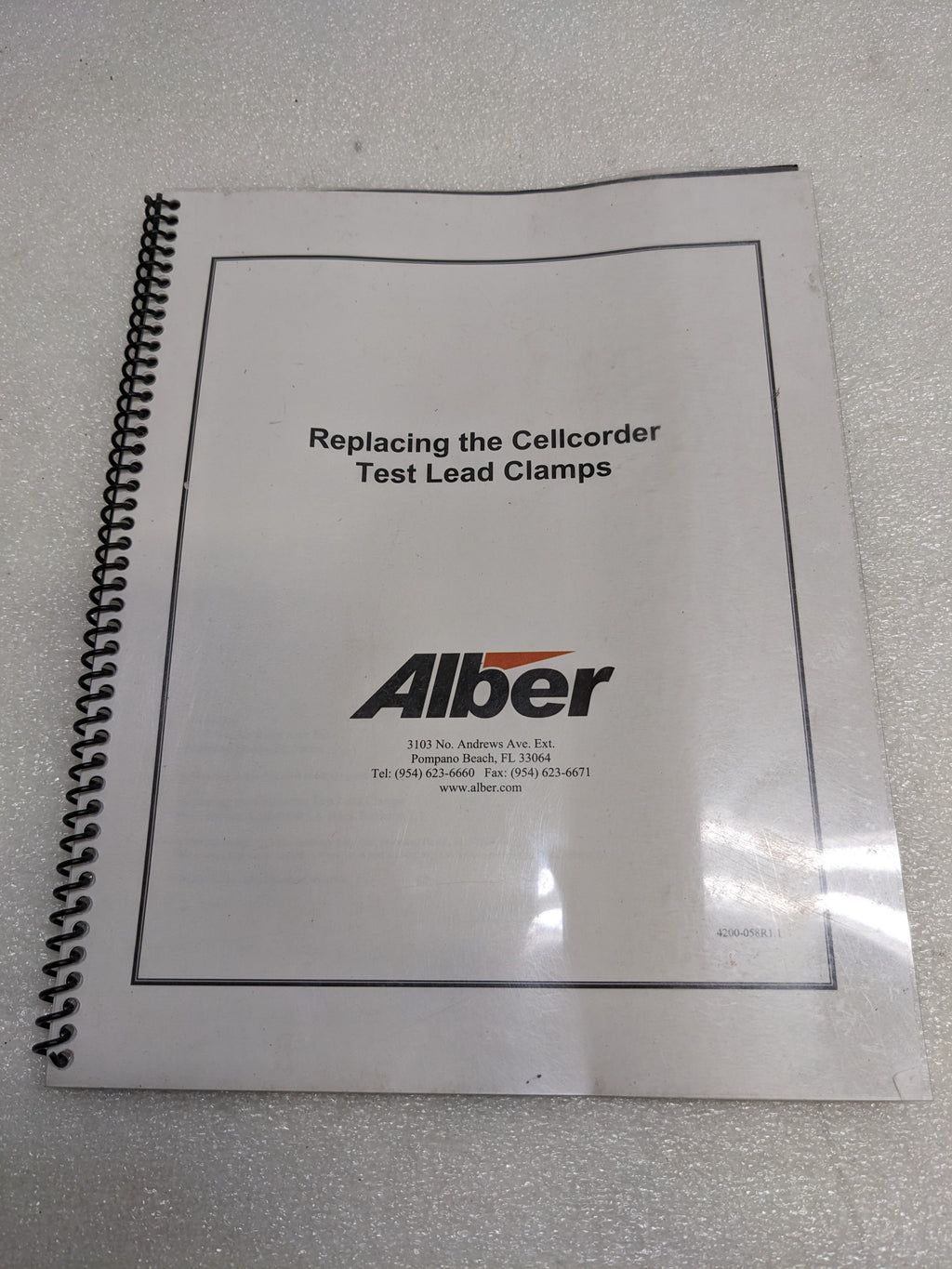 ALBERT CELLCORDER CRT-400 CELL RESISTANCE TESTER USED SR