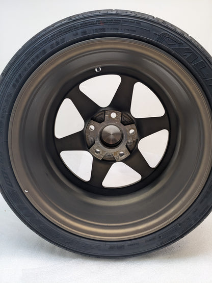 MOMO M50289530P20 HERITAGE 6 18"X905" 20MM 5X130MM SATIN BRONZE SET OF 4 WHEELS USED B2