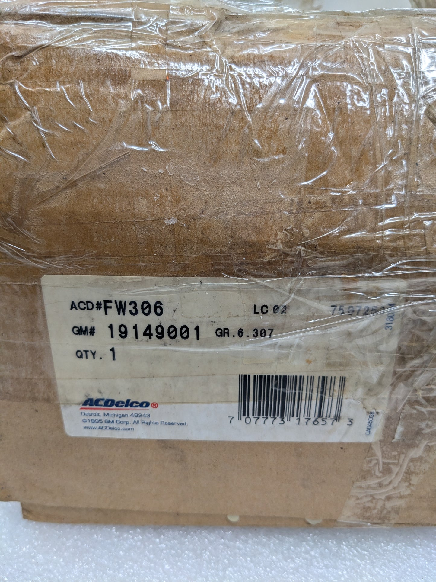 ACDELCO FW306 SKF BTD1200 WHEEL BEARING AND HUB ASSEMBLY NEW R4