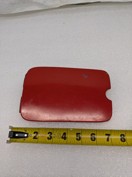 PORSCHE 92800650800 FUEL GAS DOOR RED FOR 80-84 928 S USED R20T8