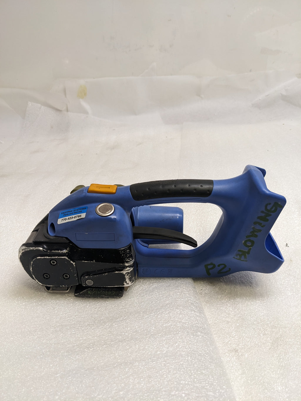 ORGAPACK OR-T250 BATTERY OPERATED TOOL FOR POLY STRAPPING USED SR