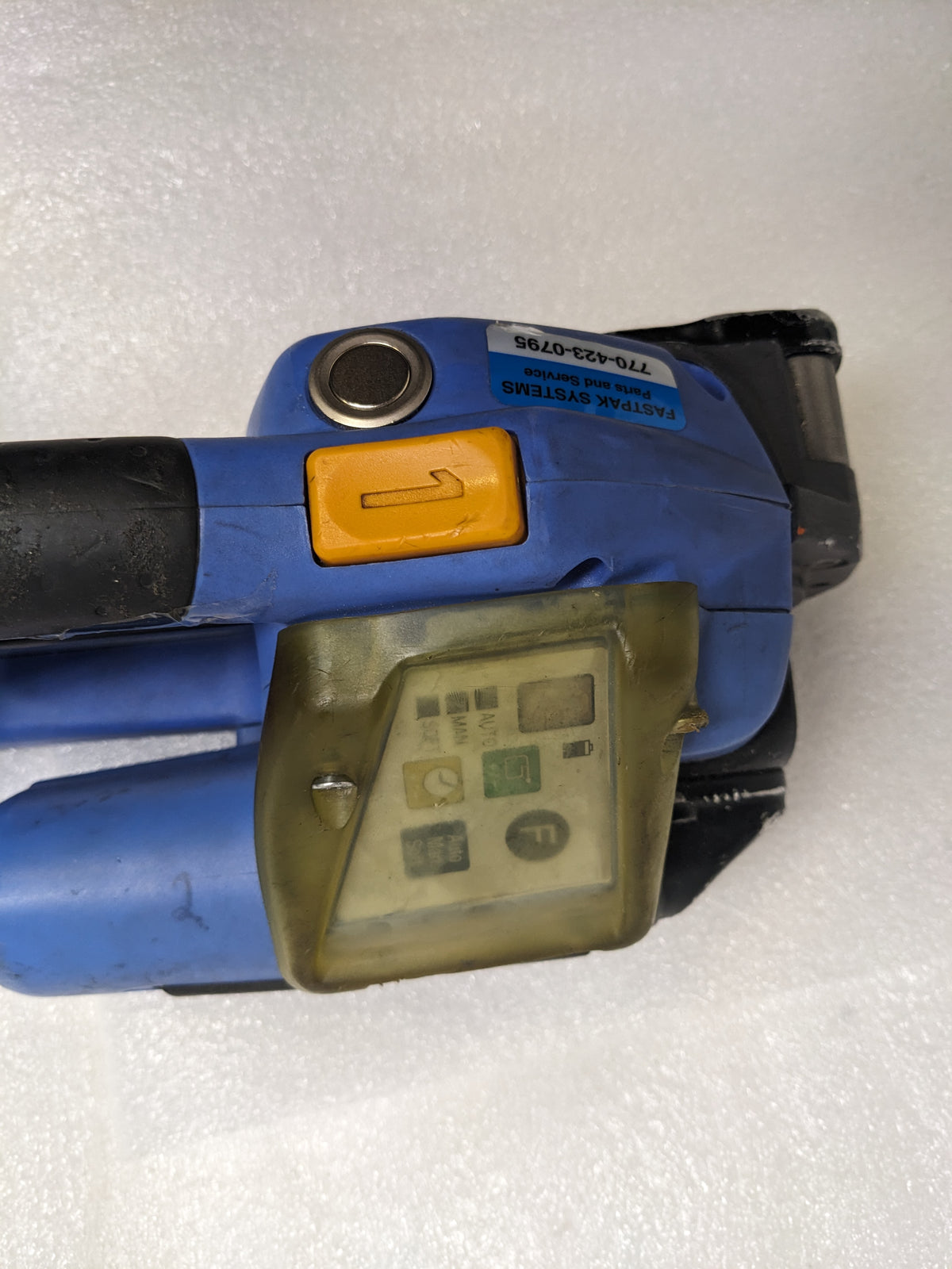 ORGAPACK OR-T250 BATTERY OPERATED TOOL FOR POLY STRAPPING USED SR