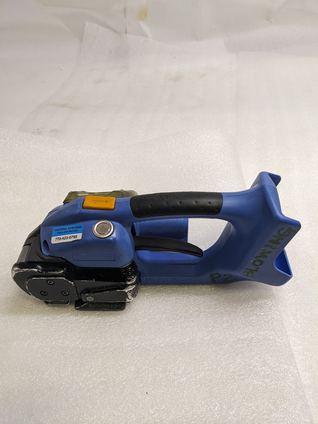 ORGAPACK OR-T250 BATTERY OPERATED TOOL FOR POLY STRAPPING USED SR